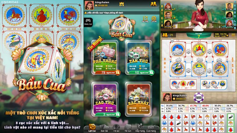 Bầu Cua kingfun
